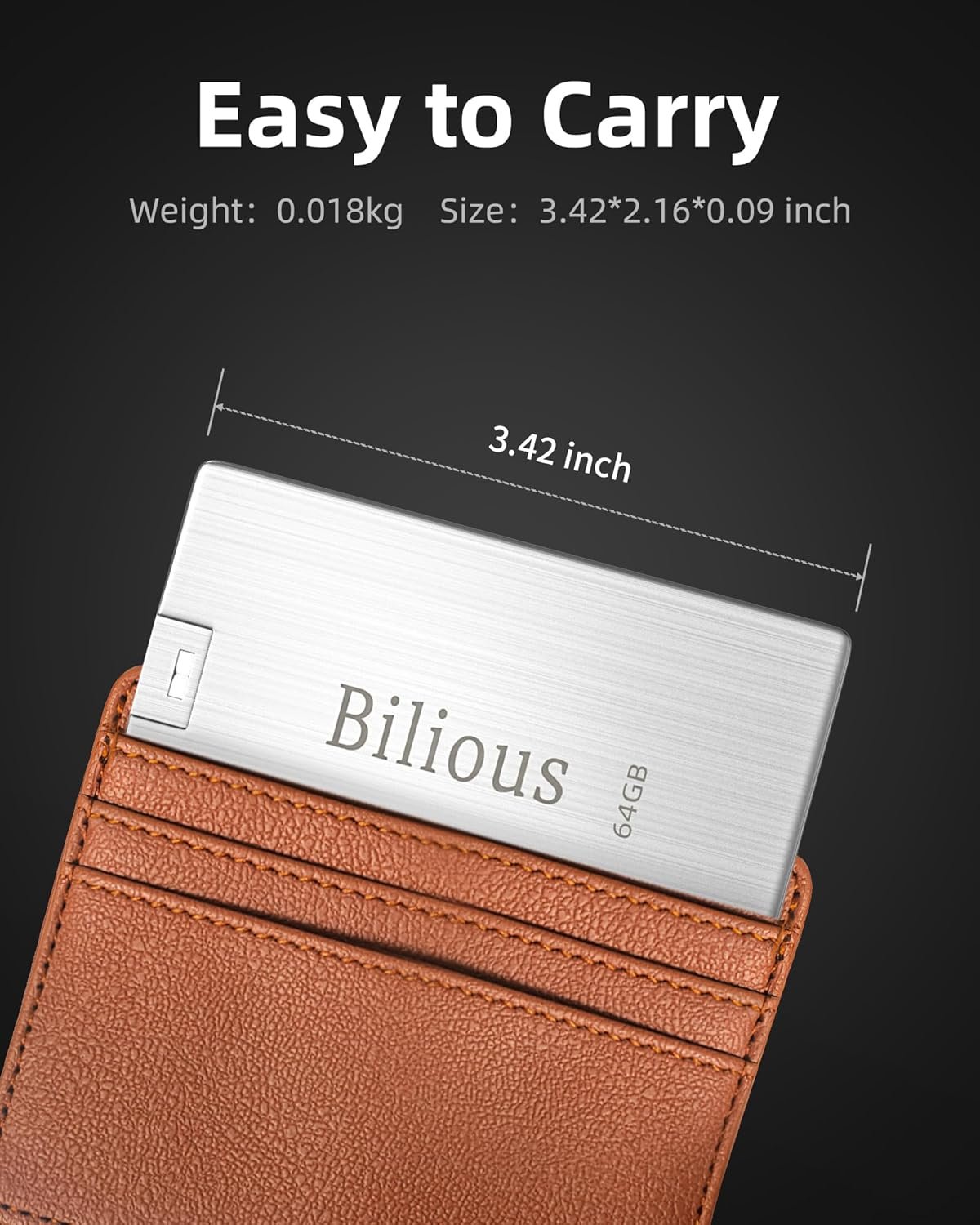 Metal Card USB Flash Drive - Image 7