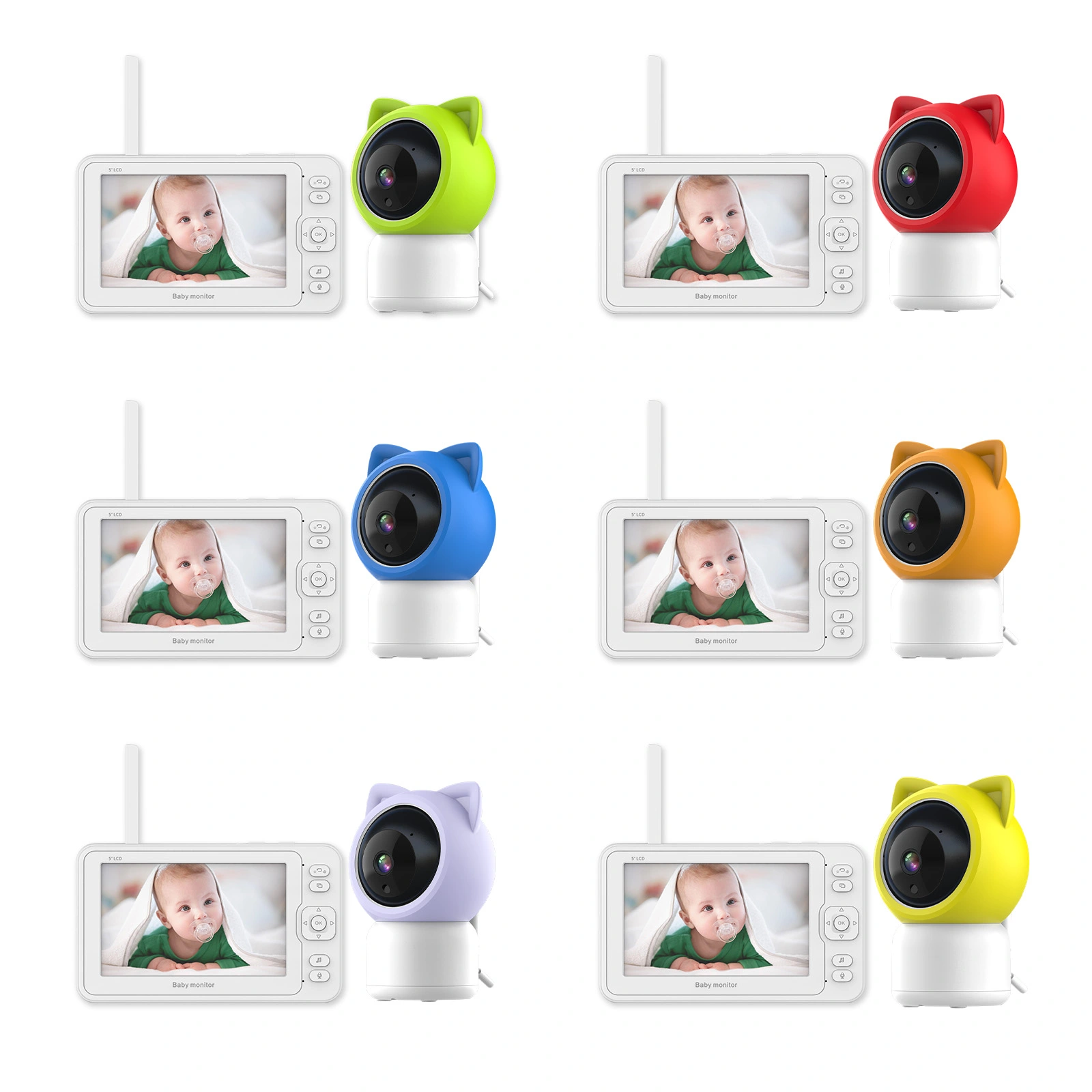 Baby Monitor with 5-inch Screen - Image 2