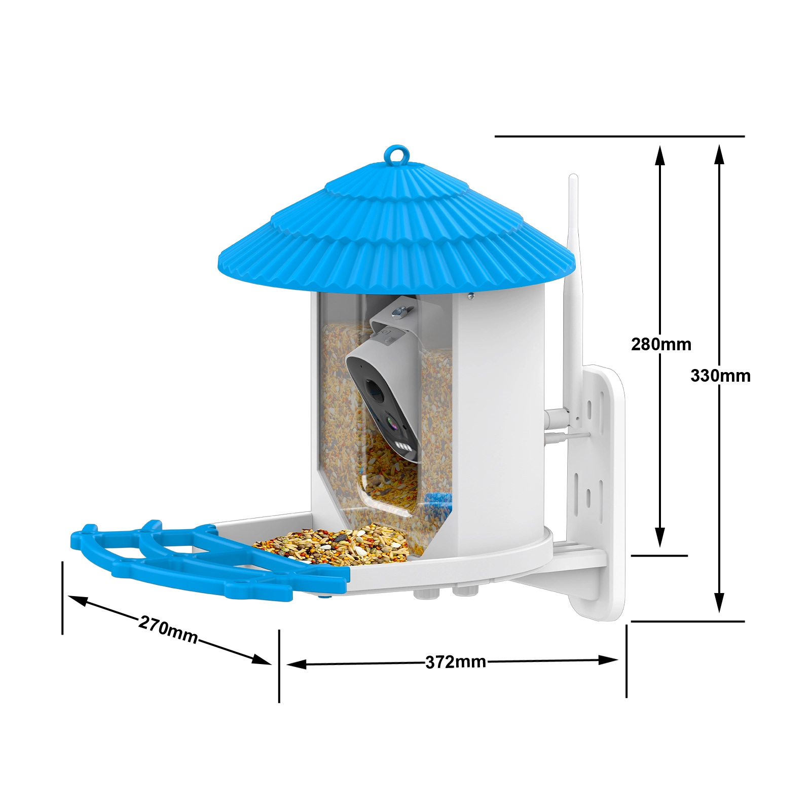 2.5L Capacity Smart Bird Feeder - Image 3