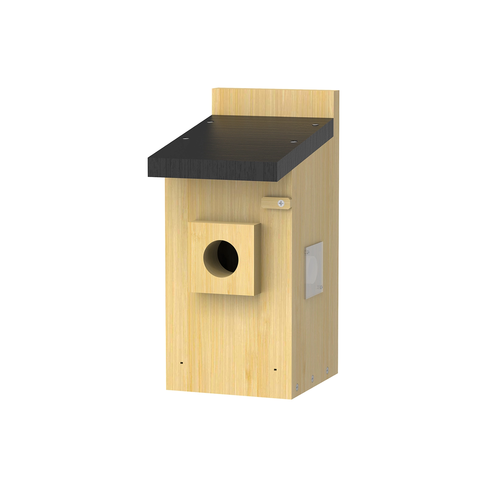 Smart Visual Wooden Birdhouse