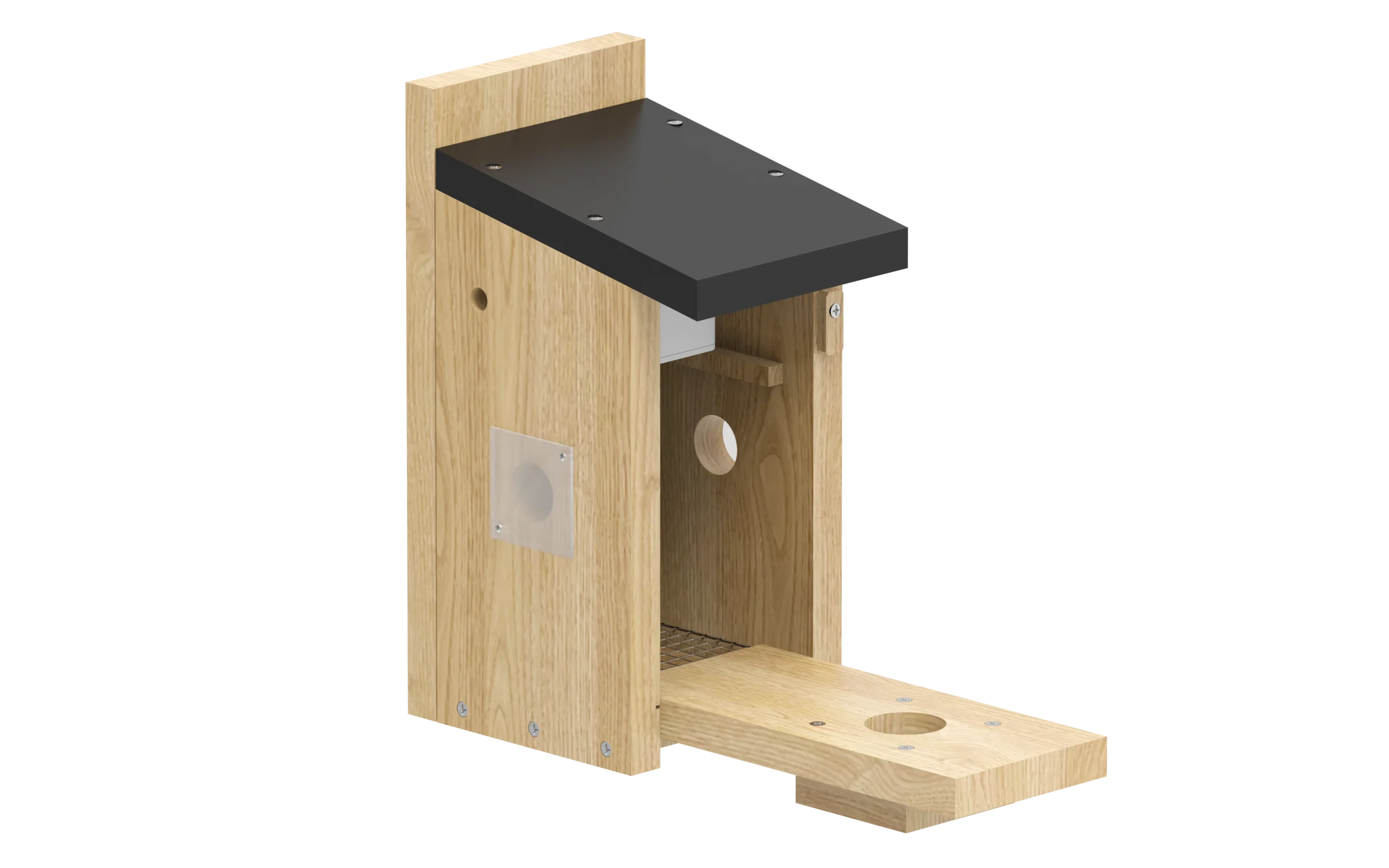Smart Visual Wooden Birdhouse - Image 4