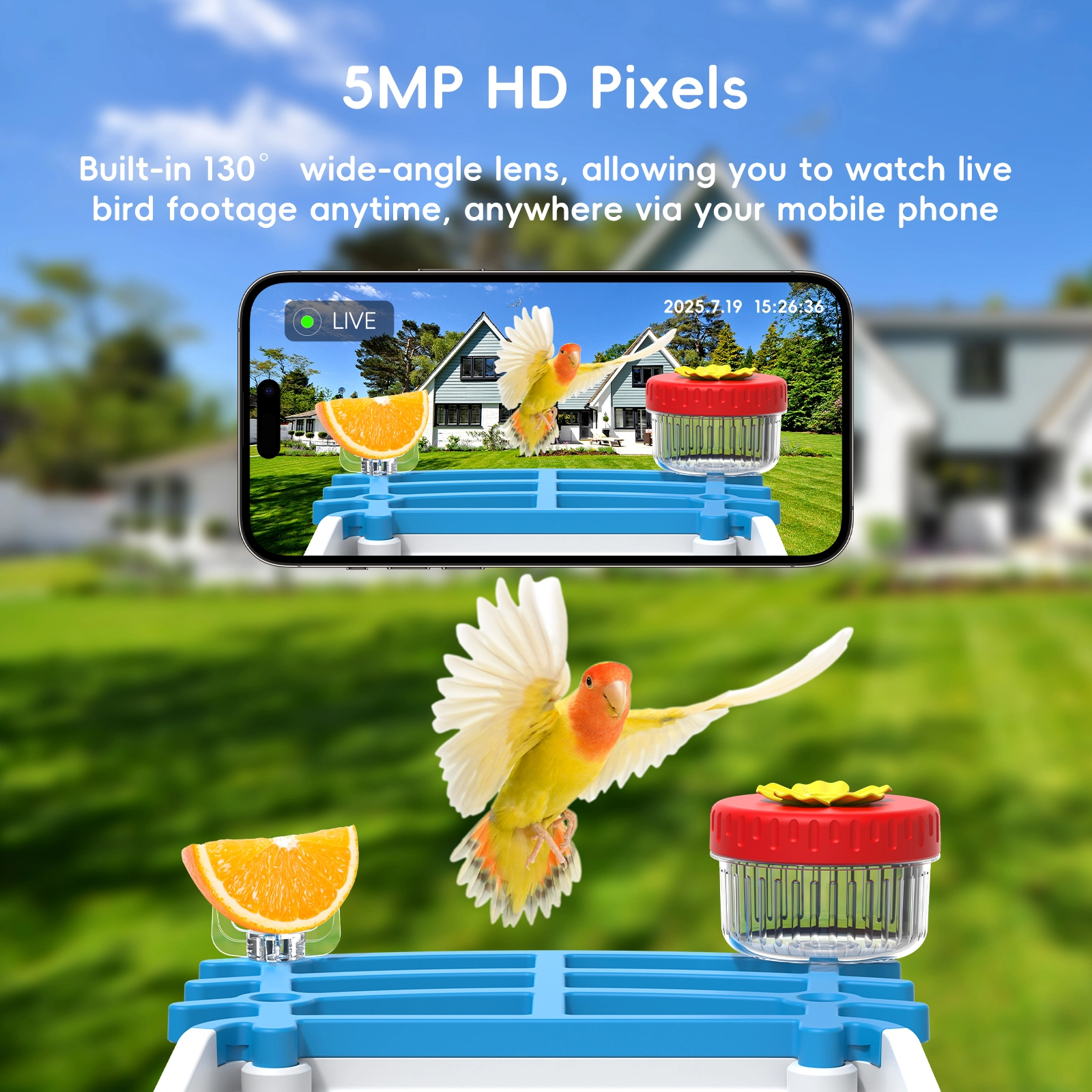 Plastic Smart Al Bird Feeder - Image 5