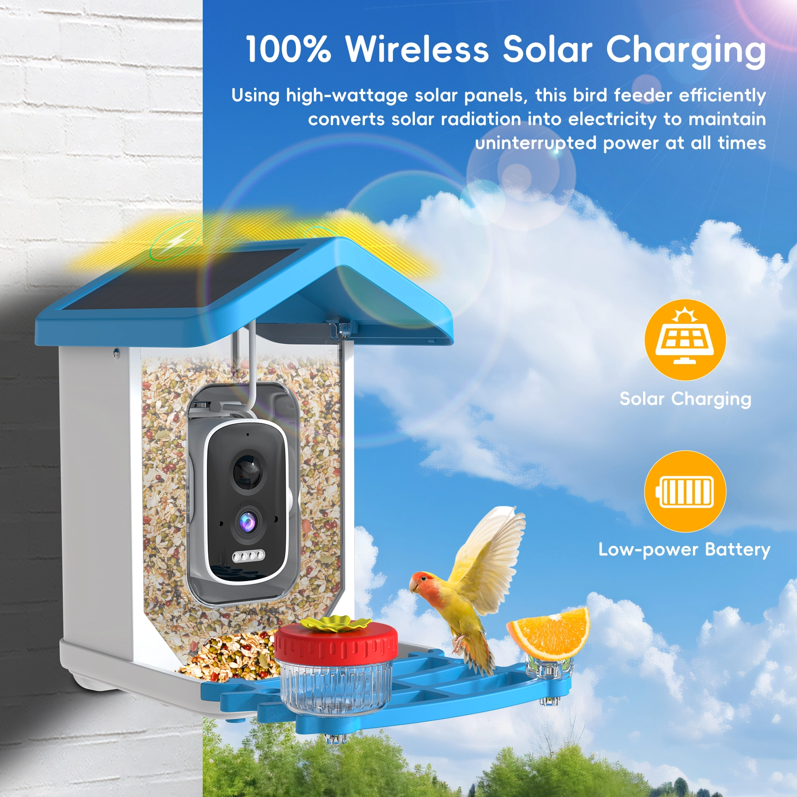 Plastic Smart Al Bird Feeder - Image 6