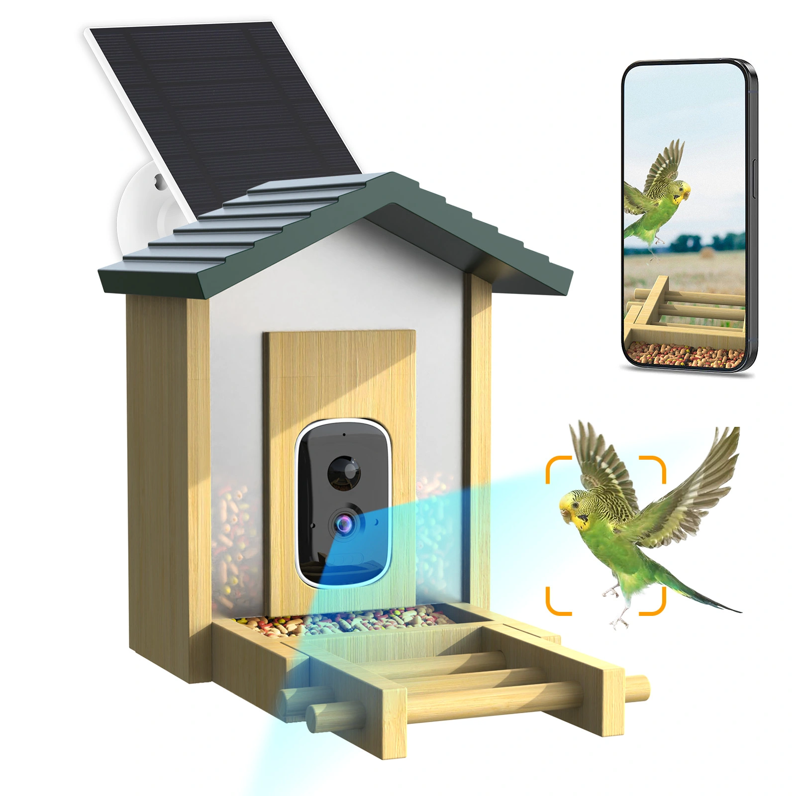 Bamboo Al Smart Bird Feeder - Image 2