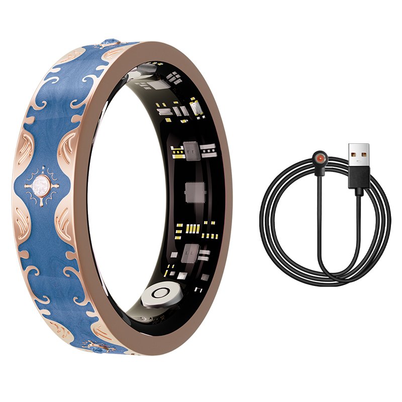 Smart Ring - V10_Sapphire Blue - Image 4