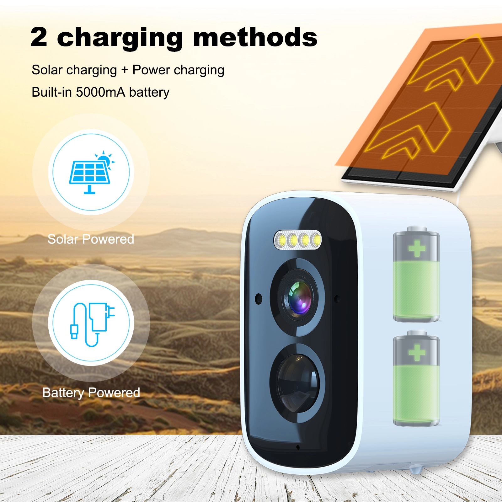 5MP Solar Battery Camera-D21 - Image 2
