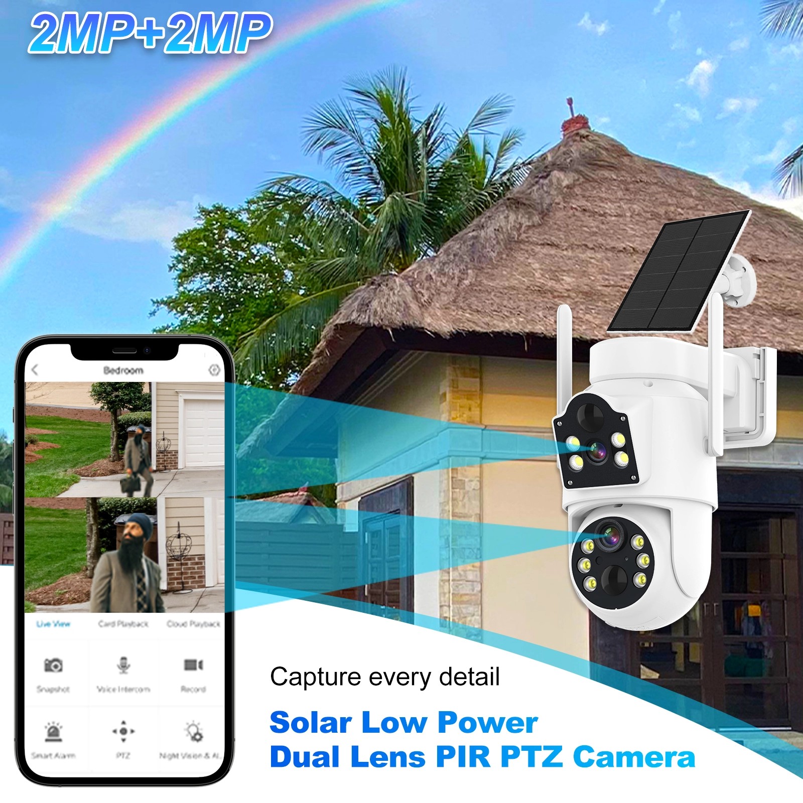 Dual-lens Solar Camera-D33 - Image 2