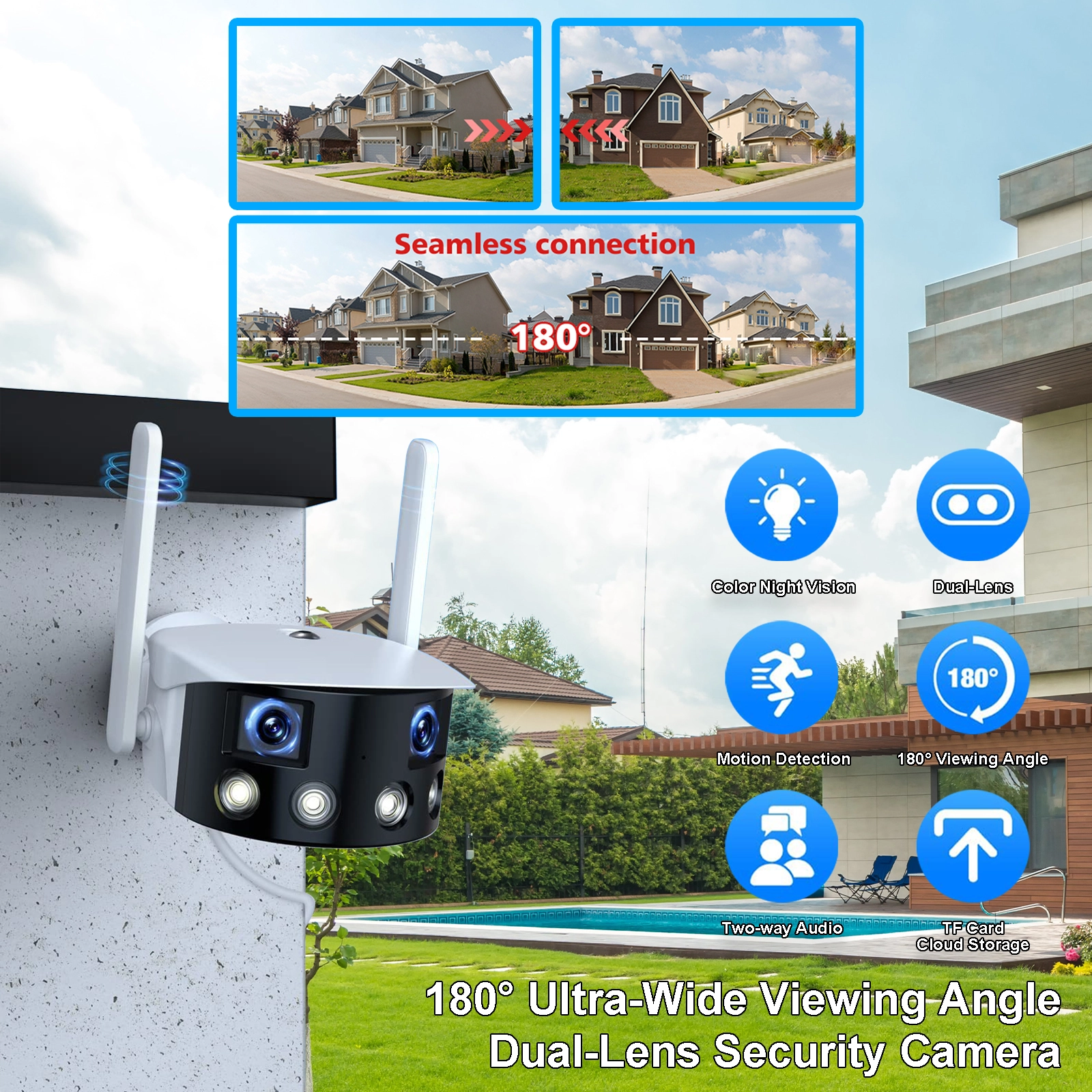 Dual-lens 32:9 Panoramic Camera-Q13 - Image 2