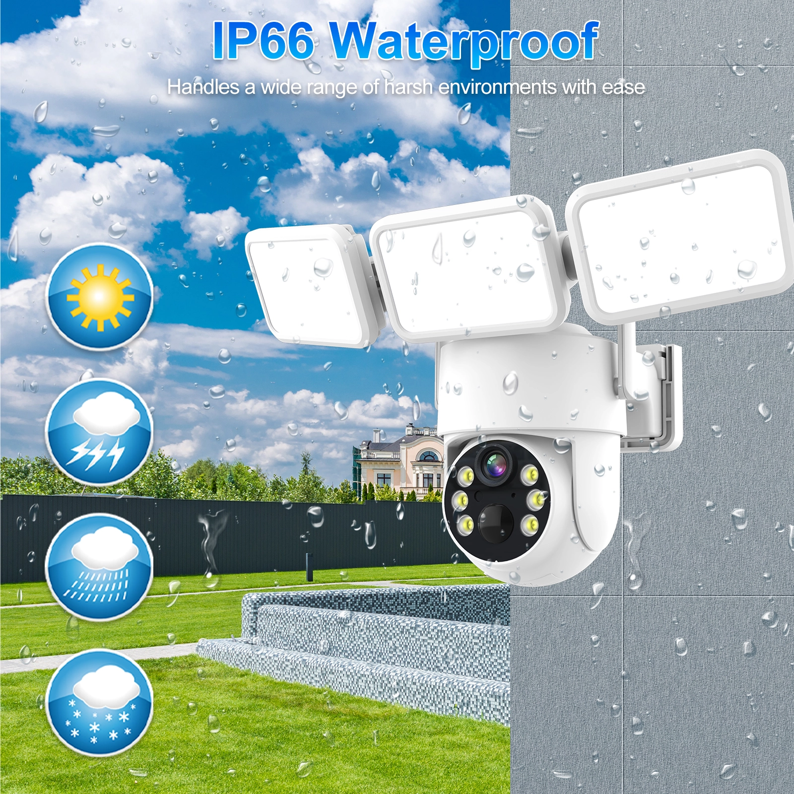 4Mp Floodlight Camera-D35 - Image 4
