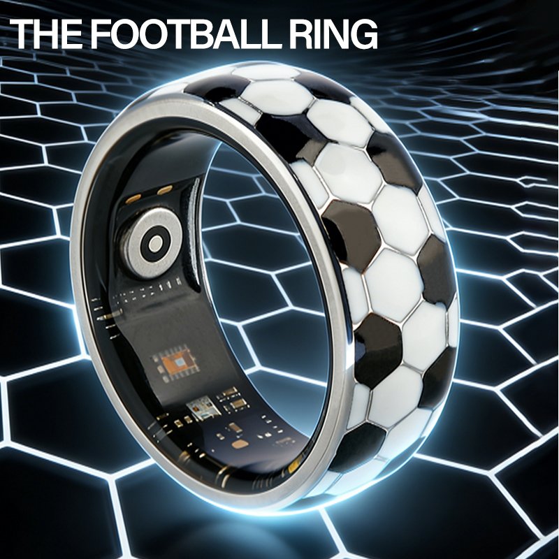 Personalized football-style smart ring